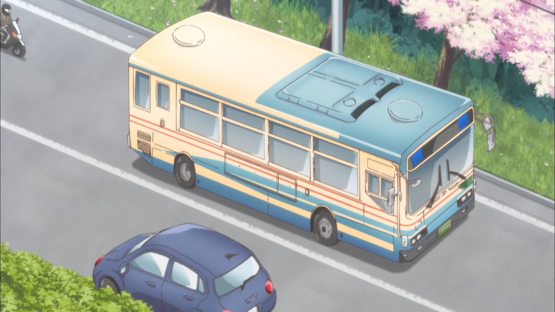 Joshikousei no Mudazukai 01 seibu bus